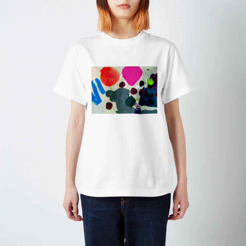 dog3doのおかしなどうぶつたちのあそぶこうえん Regular Fit T-Shirt