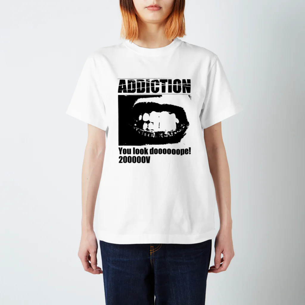 ROC.のADDICTION(BK) Regular Fit T-Shirt