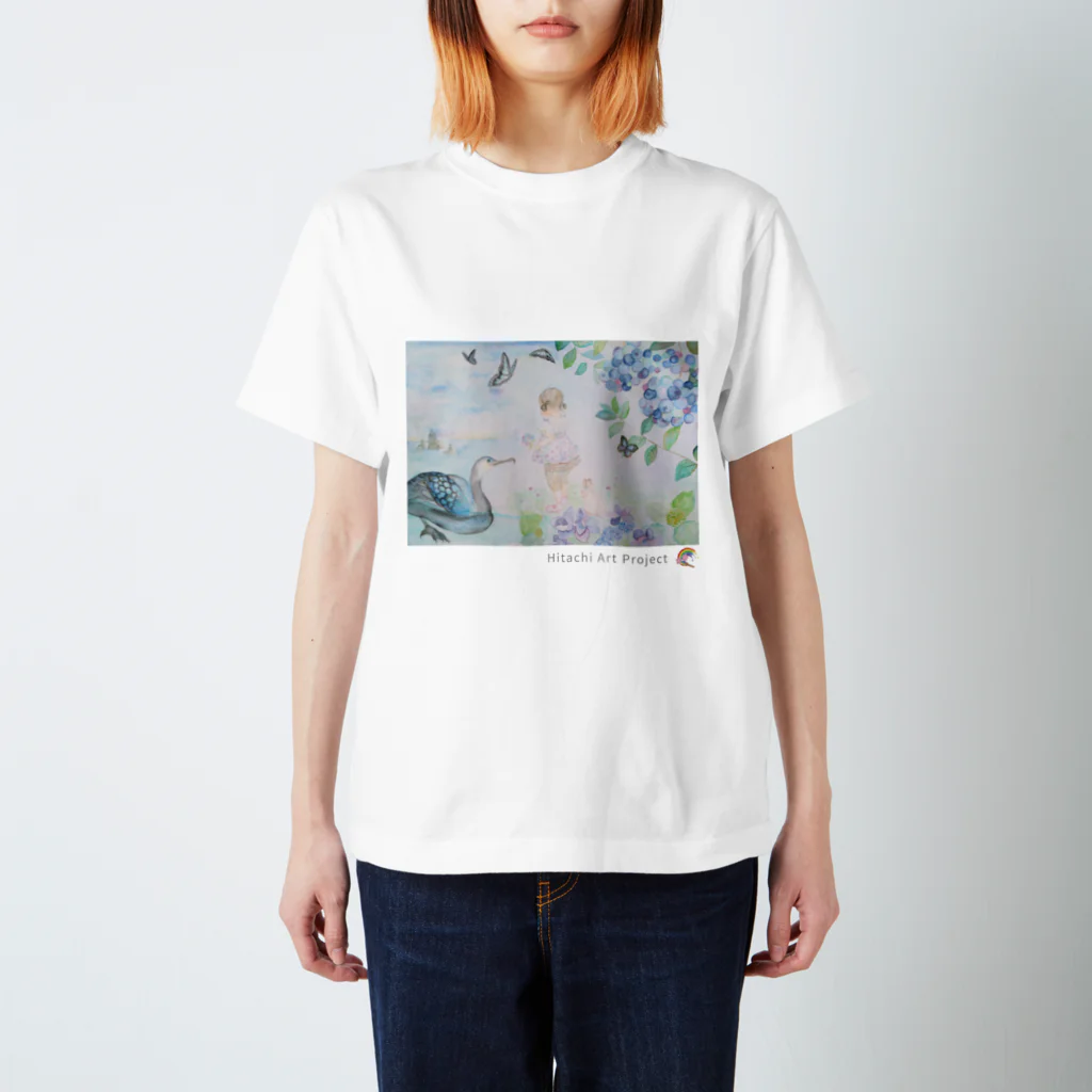 ひたちアートプロジェクト　Hitachi Art Projectの第9回公募展　「あーおっ！」 Regular Fit T-Shirt