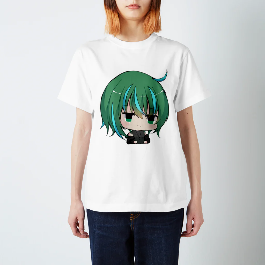 桂木はっぱ、🍃のはっぱちゃんスーパーわいわいグッズ スタンダードTシャツ