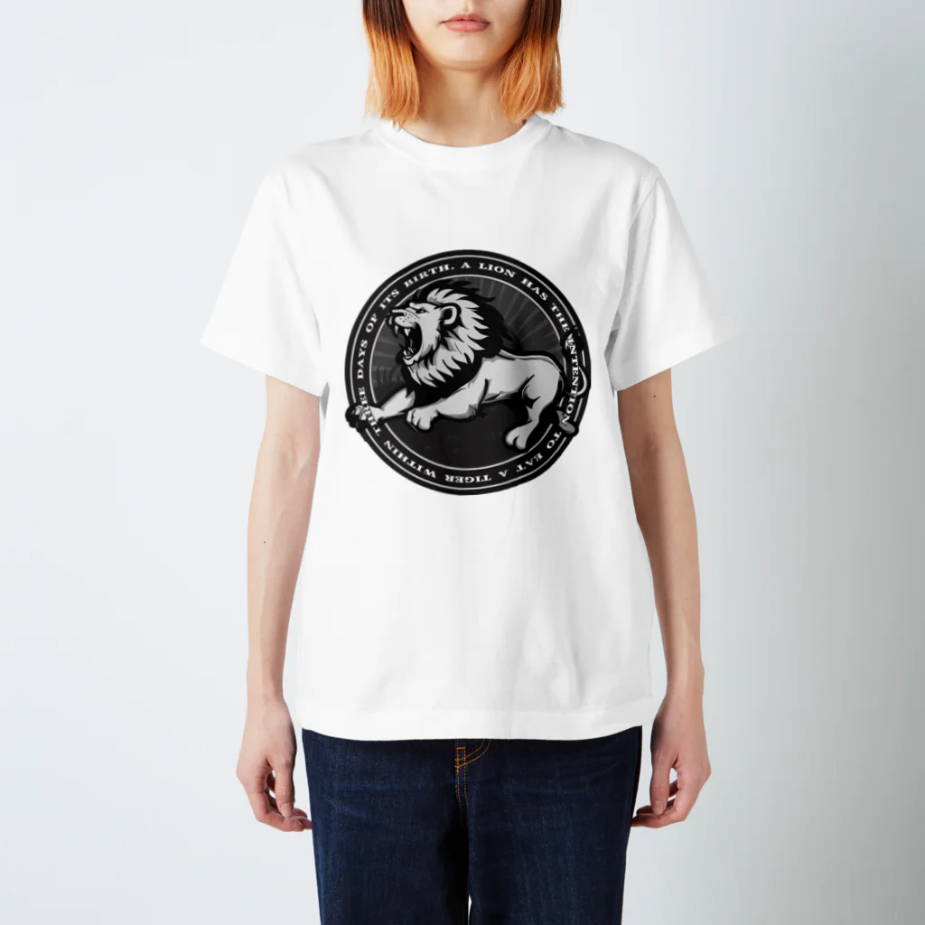 Ａ’ｚｗｏｒｋＳのLION IN A CIRCLE スタンダードTシャツ