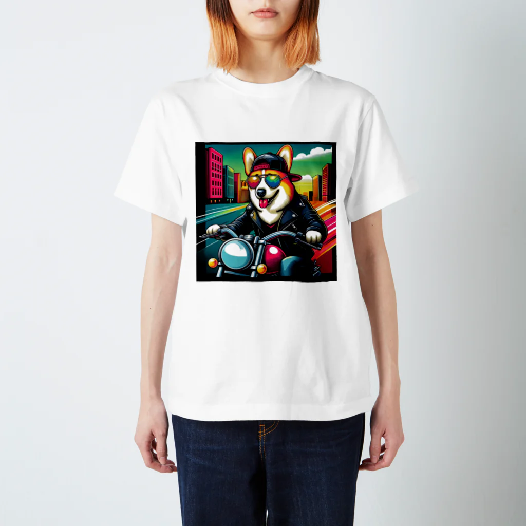 キャップ犬専門店のキャップ犬4 スタンダードTシャツ