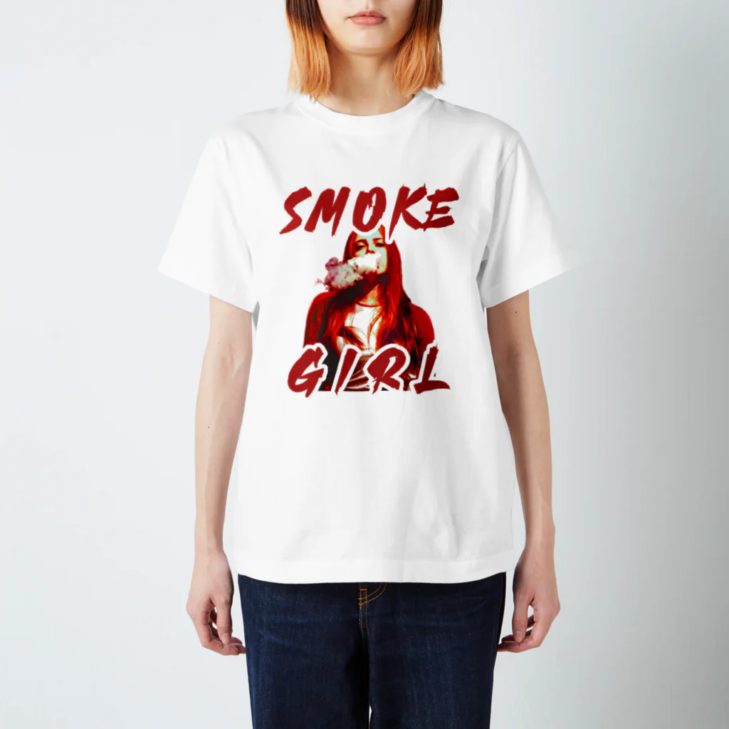 ESPERANZAのSMOKE_GRL002 Regular Fit T-Shirt