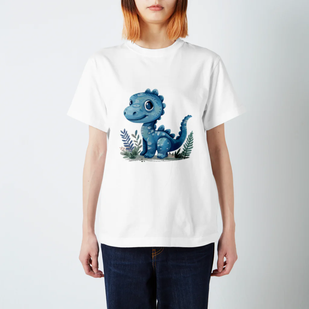 MistyStarkのかわいい恐竜 Regular Fit T-Shirt