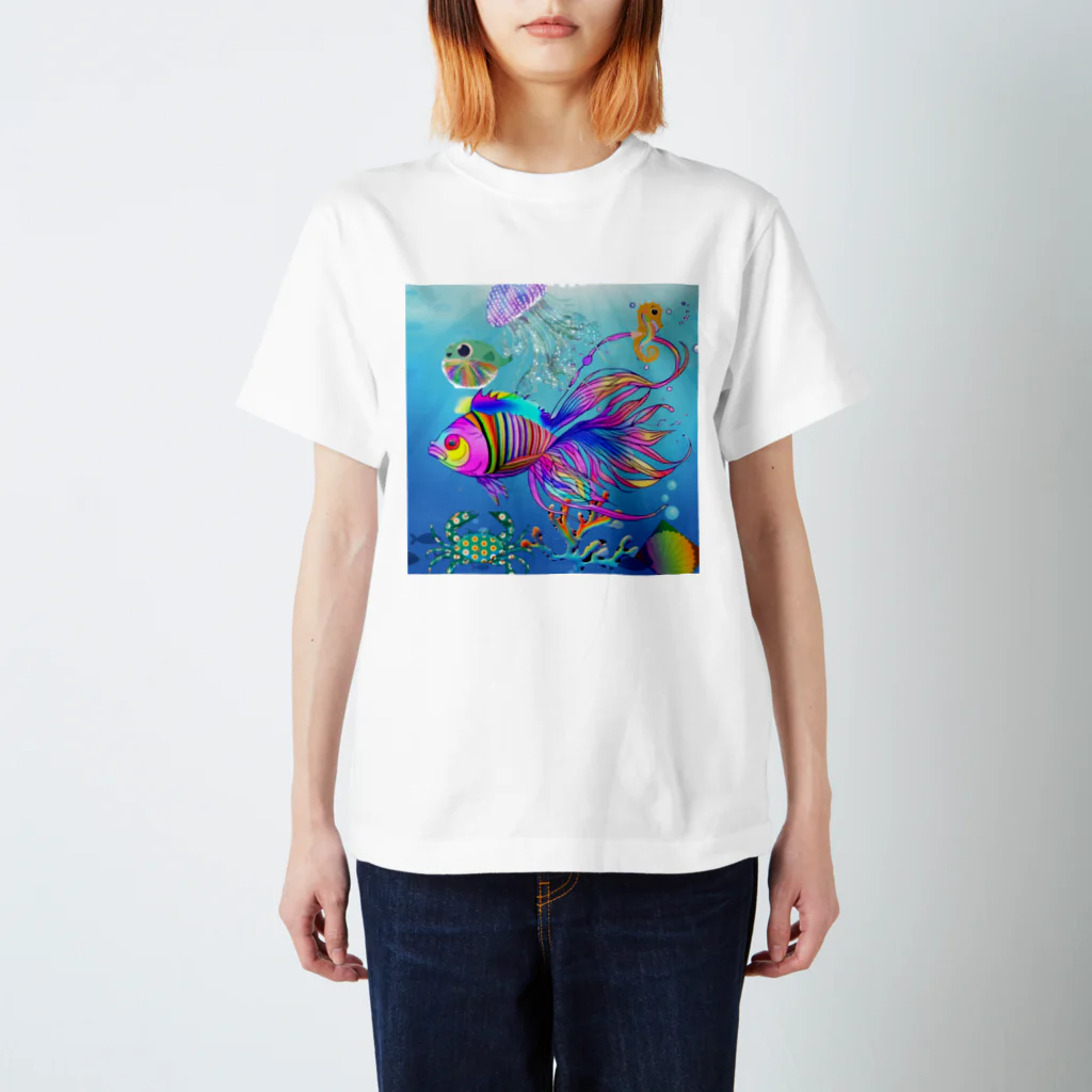 七福茶の海の楽園 Regular Fit T-Shirt