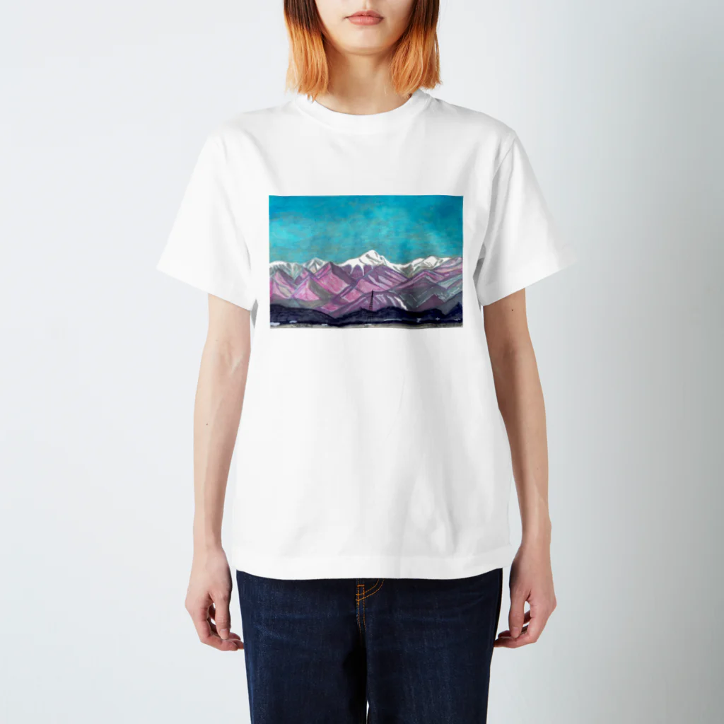 Daria tanakaの常念岳モルゲンロート Regular Fit T-Shirt