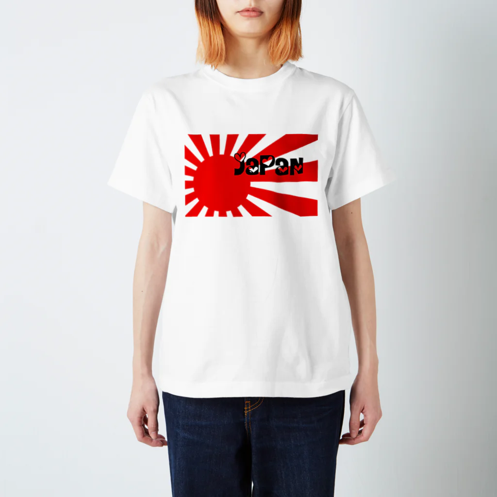999productのＩ♡ JAPAN (,,ﾟДﾟ) ｶﾞﾝｶﾞﾚ!日本! スタンダードTシャツ