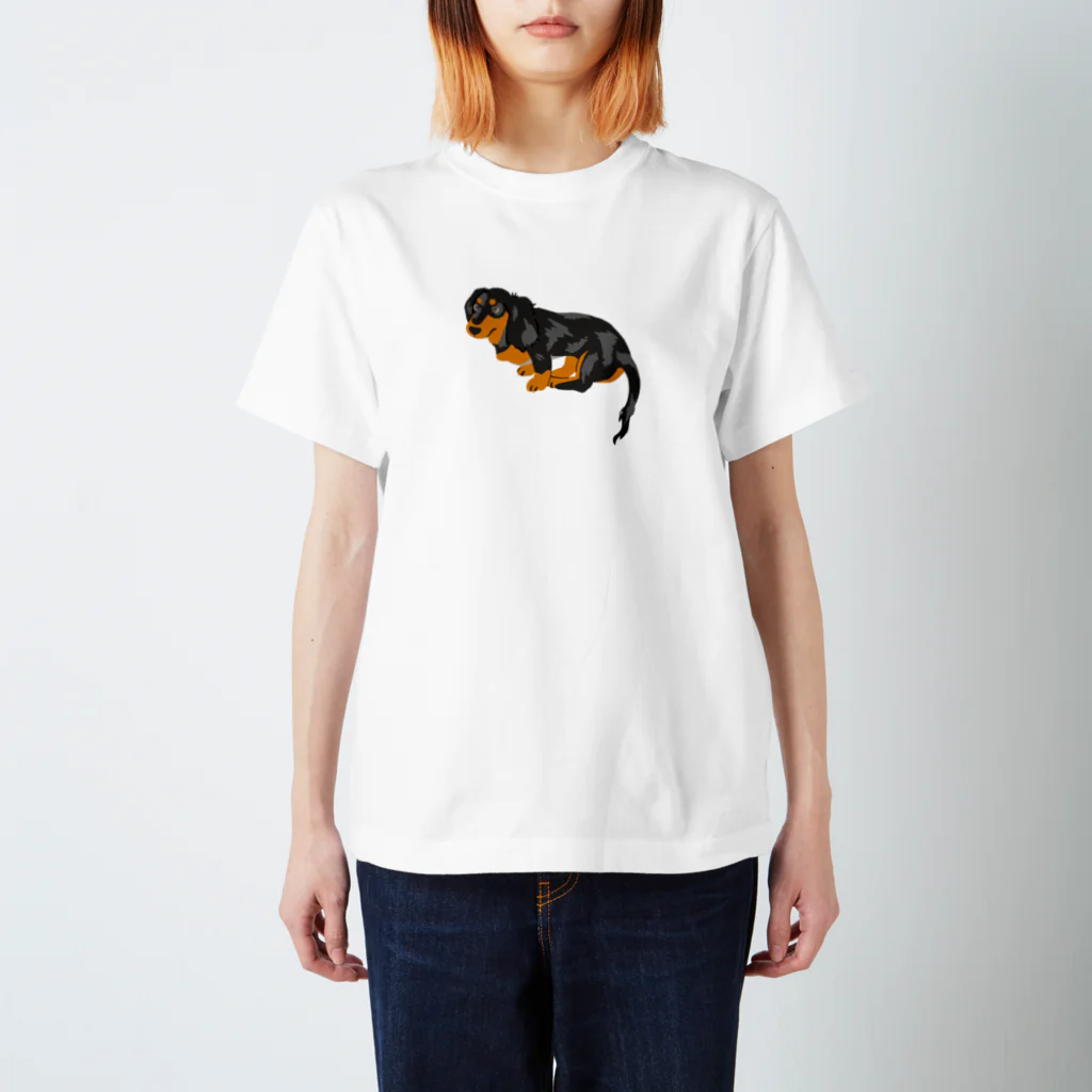 ちゃう犬の猫背なダックスフンド Regular Fit T-Shirt