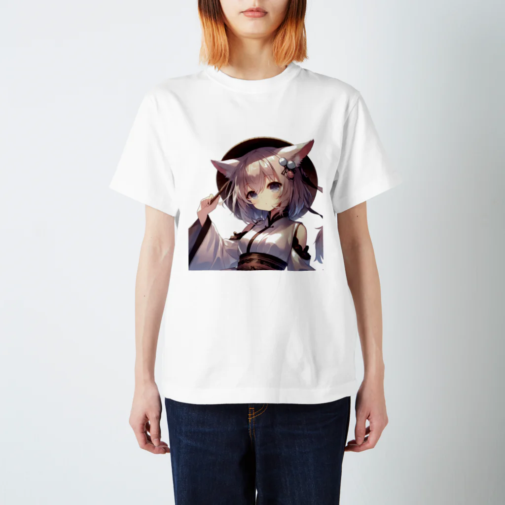 yos-1292583のねこニコばん Regular Fit T-Shirt