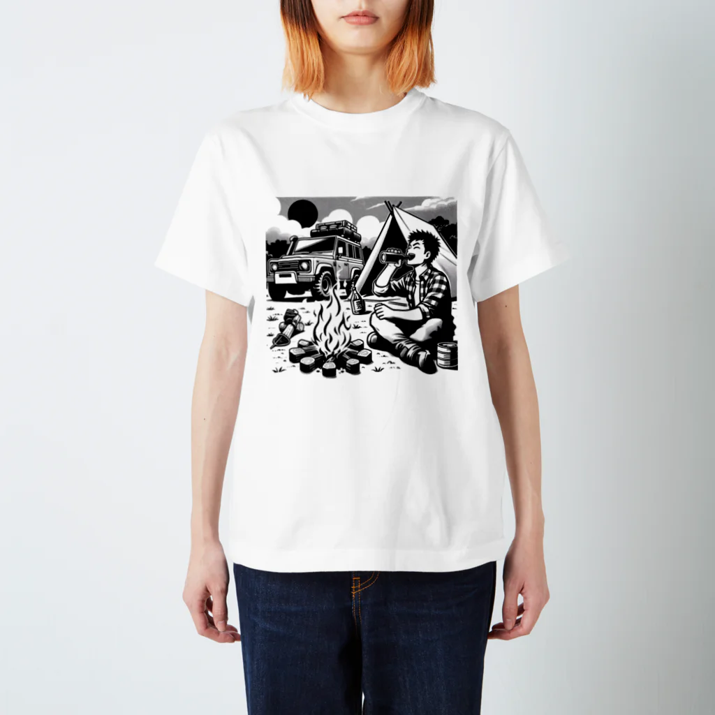 シマのキャンプT Regular Fit T-Shirt