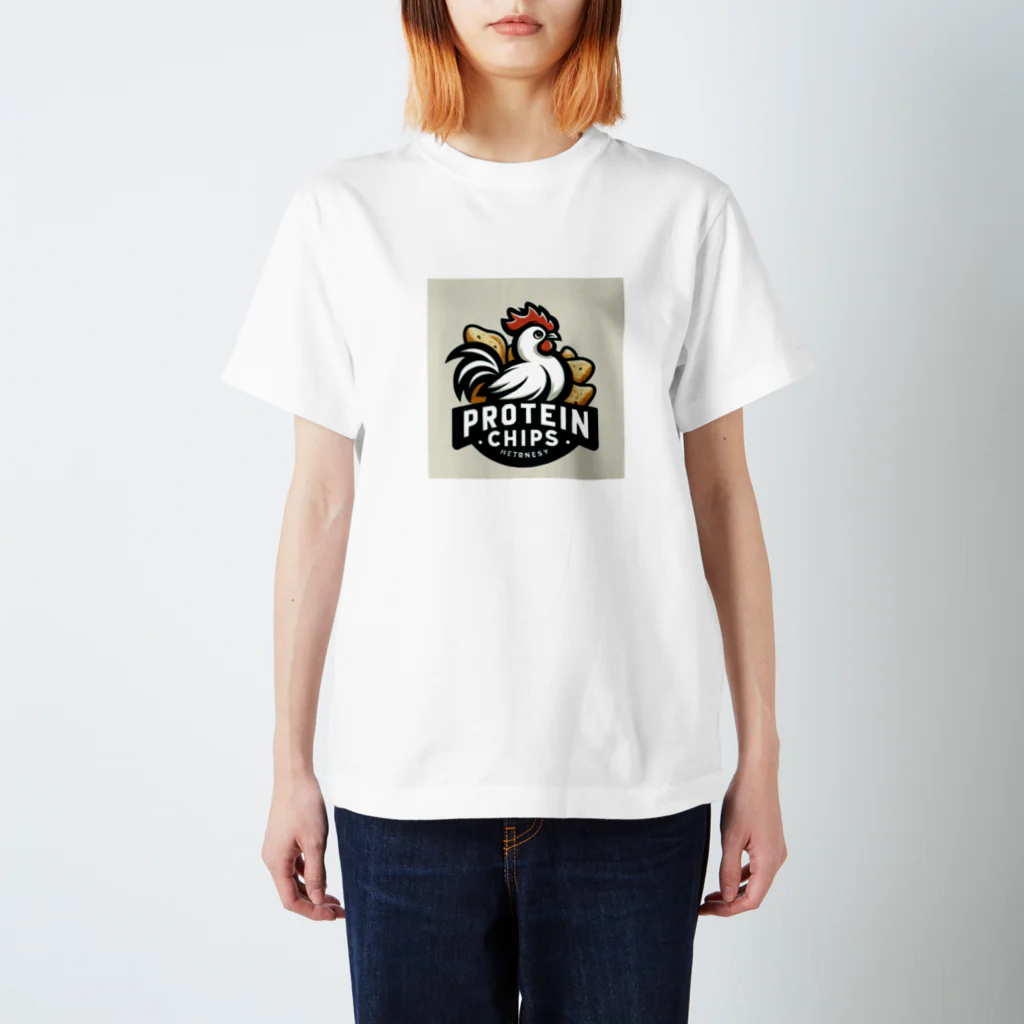 juten8の鶏肉チップスのロゴ スタンダードTシャツ