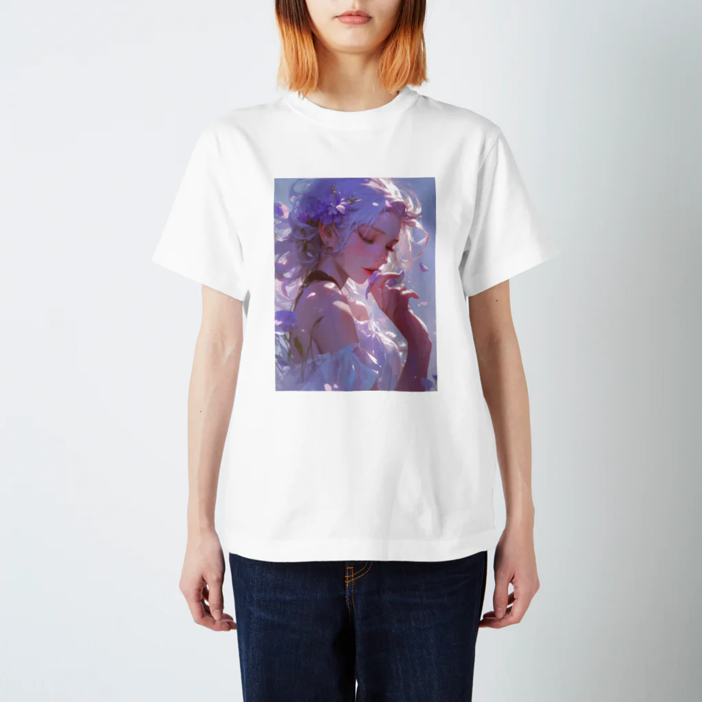 AQUAMETAVERSEの花の香りに囲まれて　ラフルール　1859 Regular Fit T-Shirt