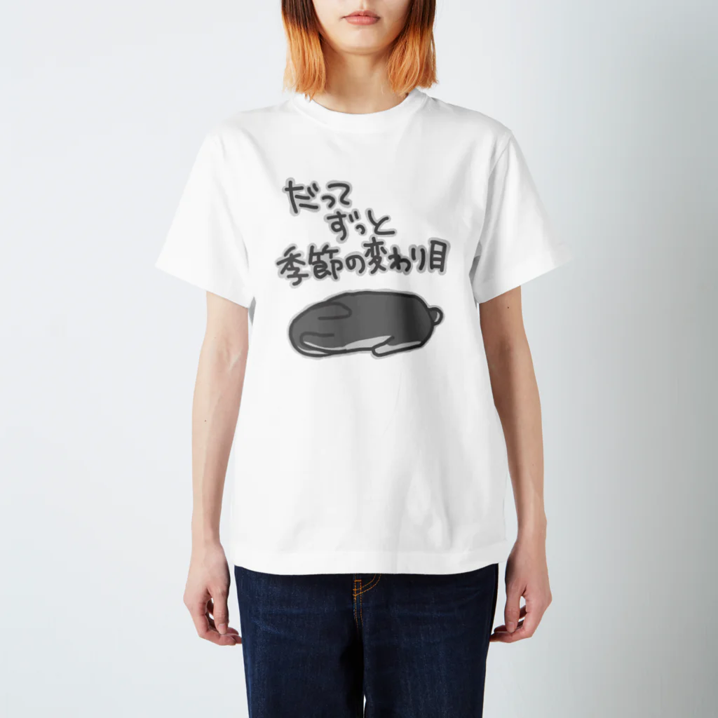 ミナミコアリクイ【のの】のずっと季節の変わり目【うさぎ】 スタンダードTシャツ