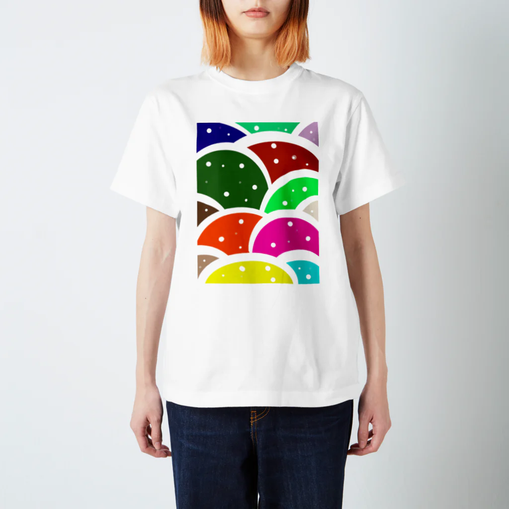 stÖnesのカラフルな石 スタンダードTシャツ