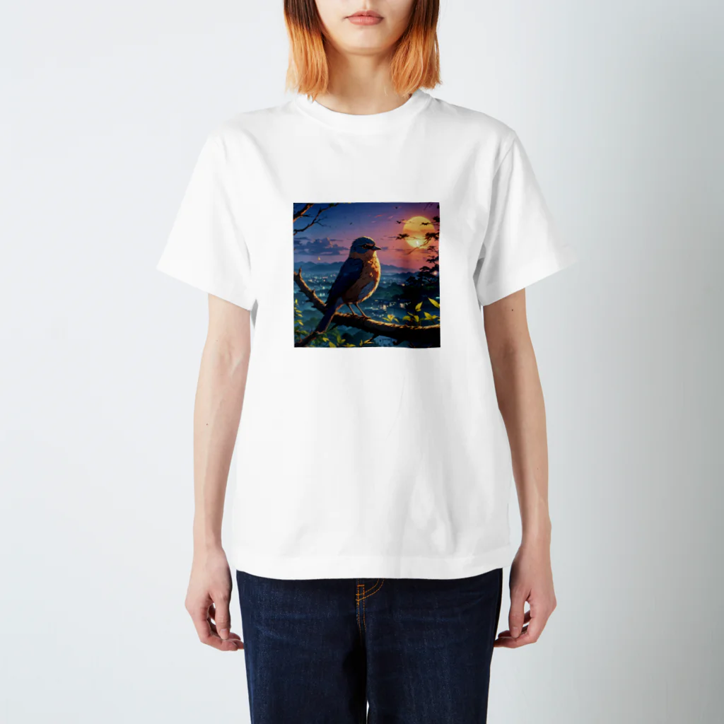 deko4954のbird スタンダードTシャツ