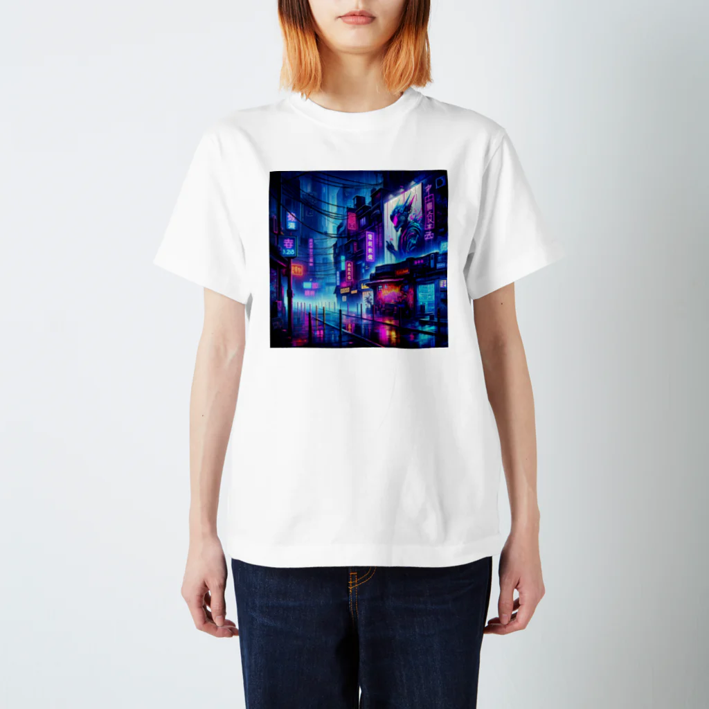 asayoshi_dxのストリートアート Regular Fit T-Shirt