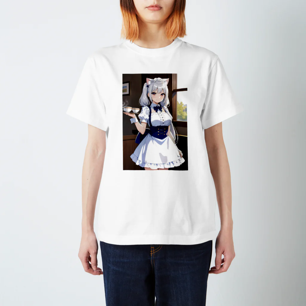 魔法猫少女ルナの魔法猫少女ルナ アルバイト01 高校生 Regular Fit T-Shirt