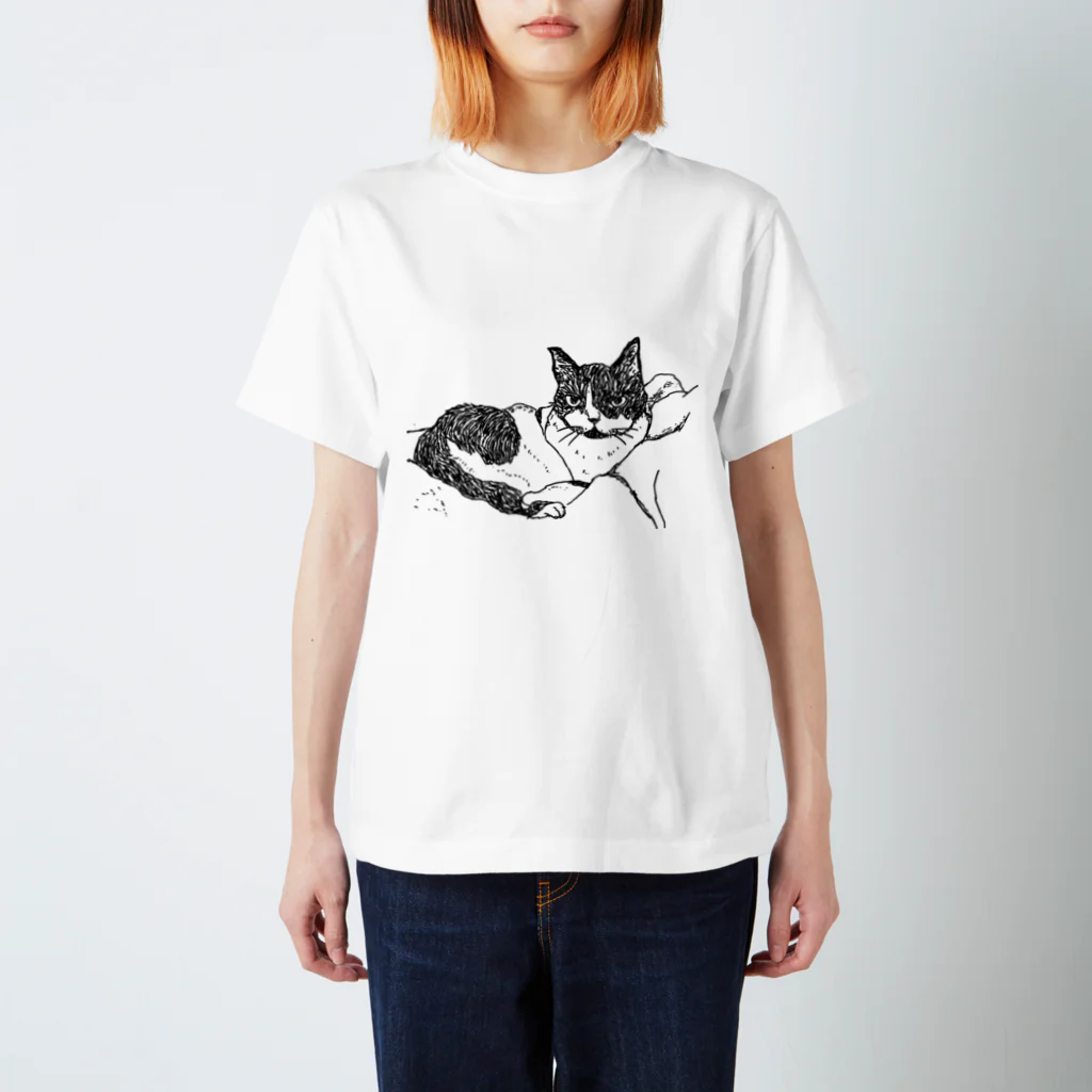 もちけらのにんまり 猫ちゃん。 Regular Fit T-Shirt