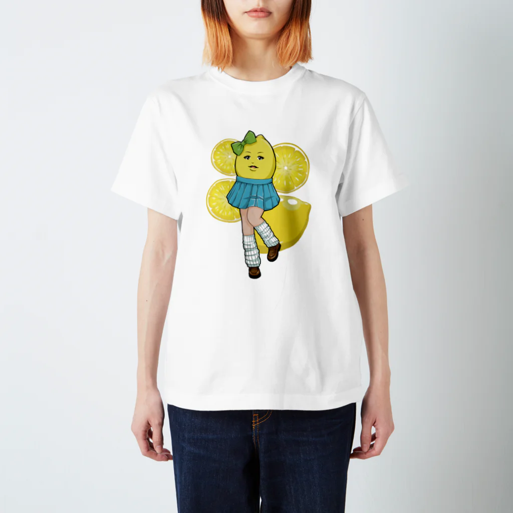 ふるぅちゅたるとの九園　れもん　(ここのぞの　れもん) スタンダードTシャツ