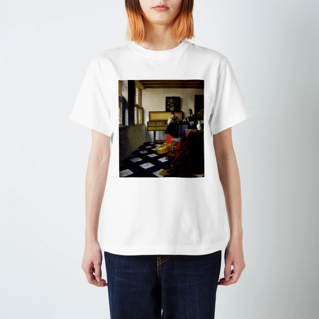 世界美術商店の音楽の稽古 / The Music Lesson Regular Fit T-Shirt