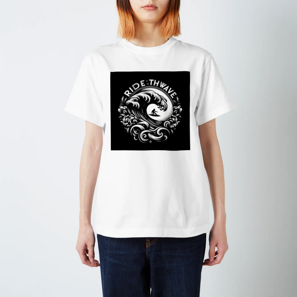 E.LのRIDE THE WAVE スタンダードTシャツ