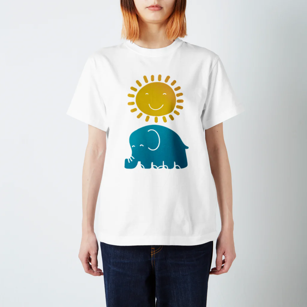 ゆでたま号.netの晴れだゾーウ！ スタンダードTシャツ