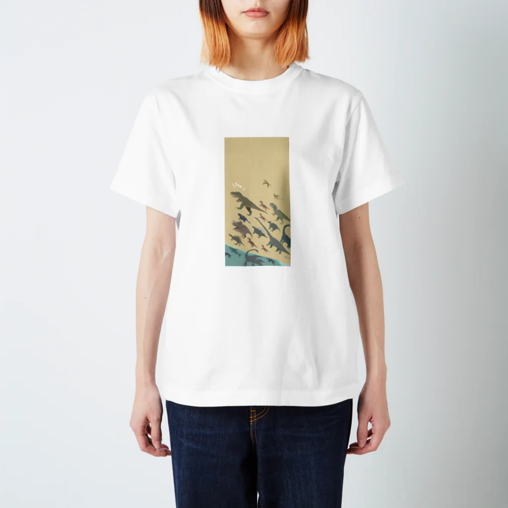 スヤリの恐竜大行進 Regular Fit T-Shirt