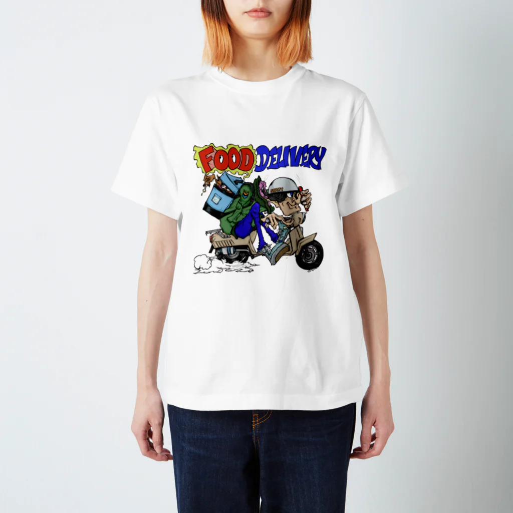 Big Apple 33のFOOD DELIVERY Regular Fit T-Shirt