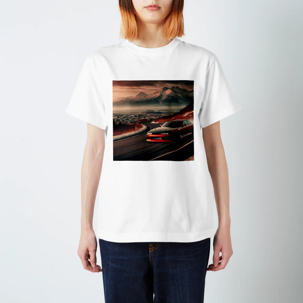 DRIFT CARSのドリフト　シルビア スタンダードTシャツ