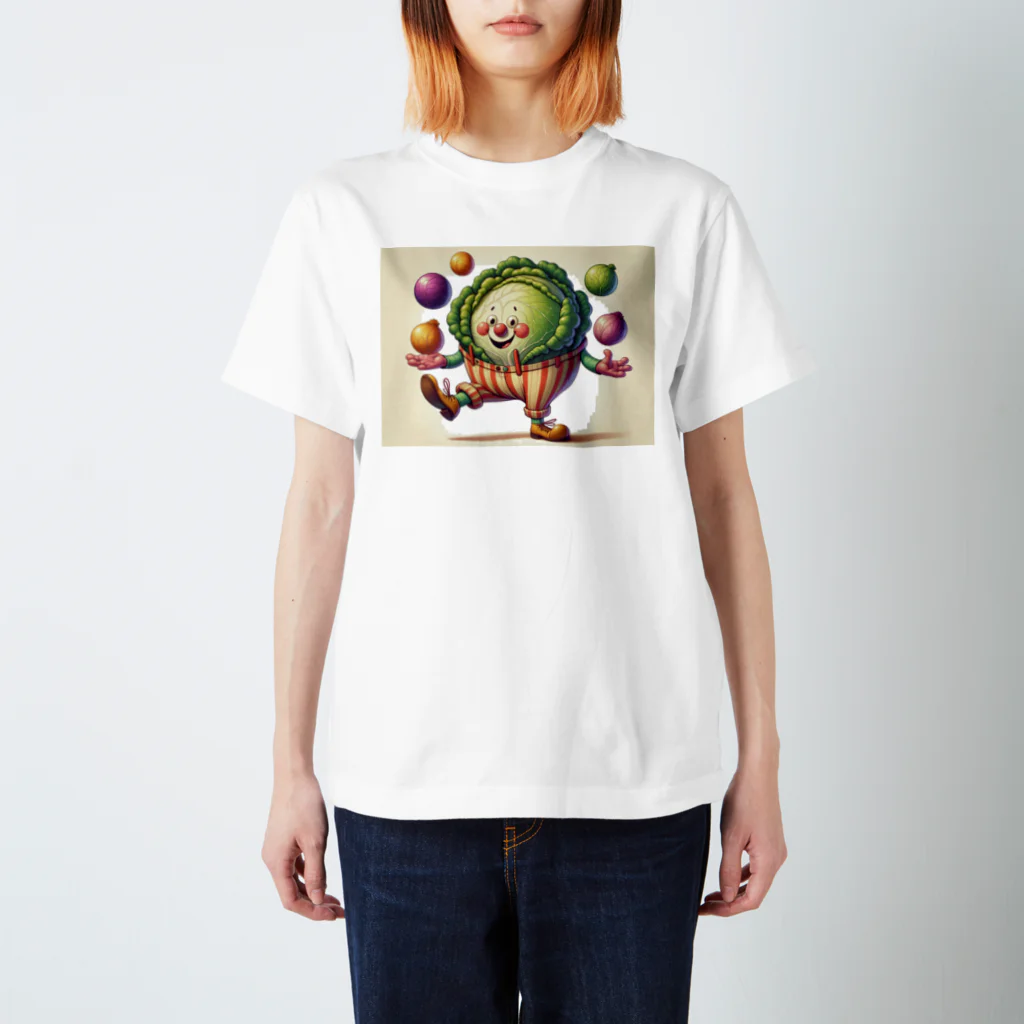 だいいち君のキャベツ君とパンツ スタンダードTシャツ