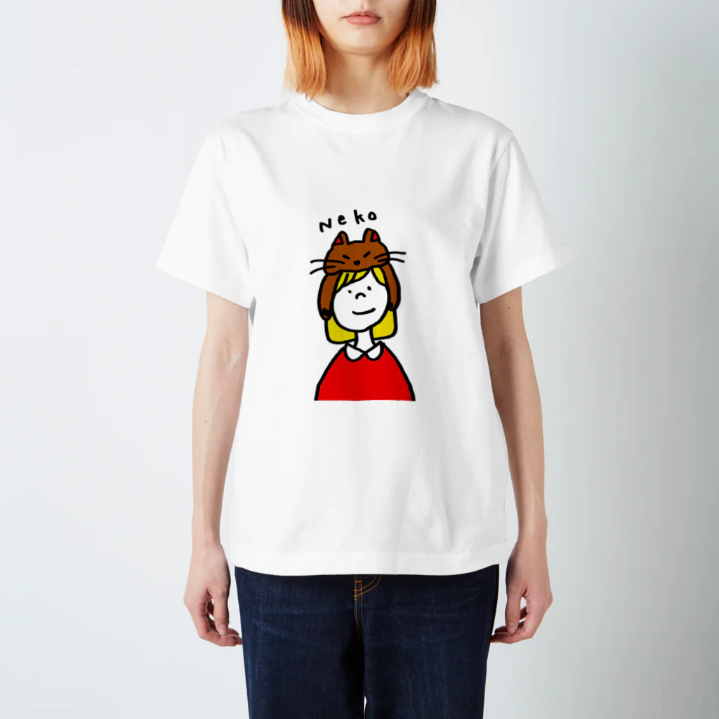 natalieのナッティとねこ Regular Fit T-Shirt