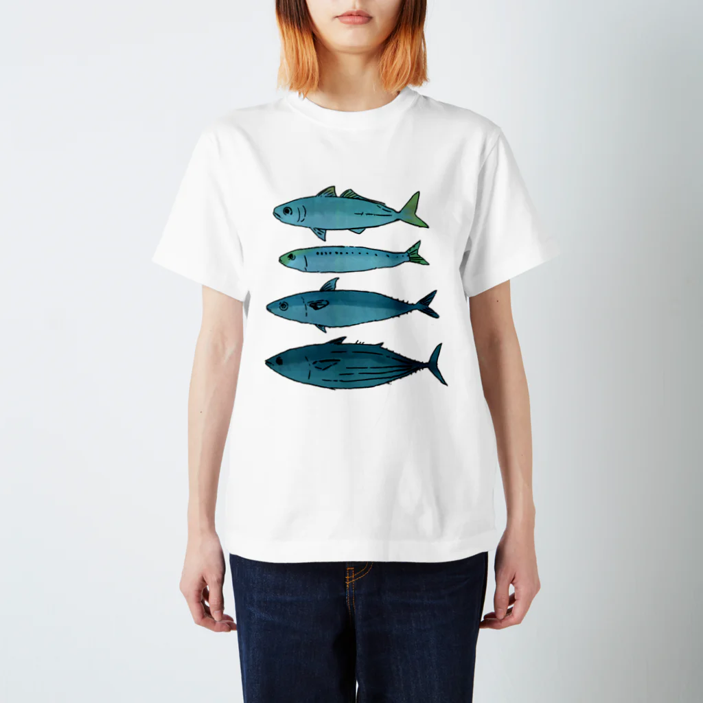 tomo0707222の青魚たち スタンダードTシャツ