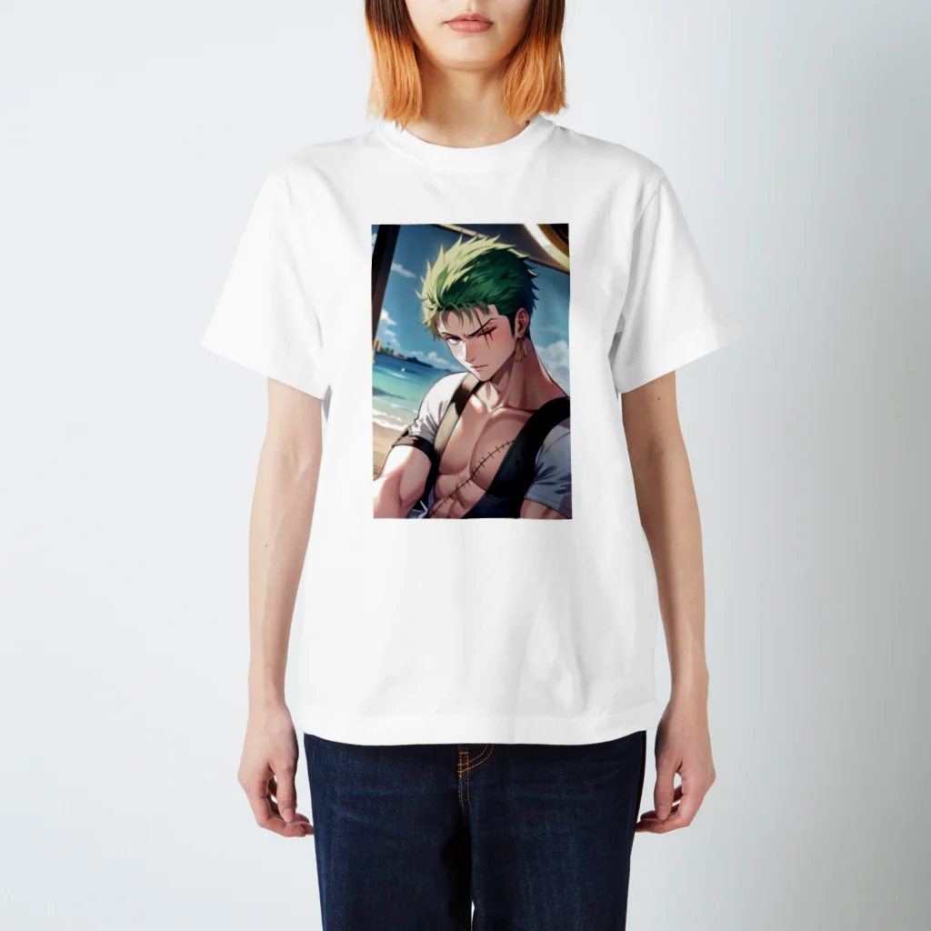カカオのゾロ風 Regular Fit T-Shirt
