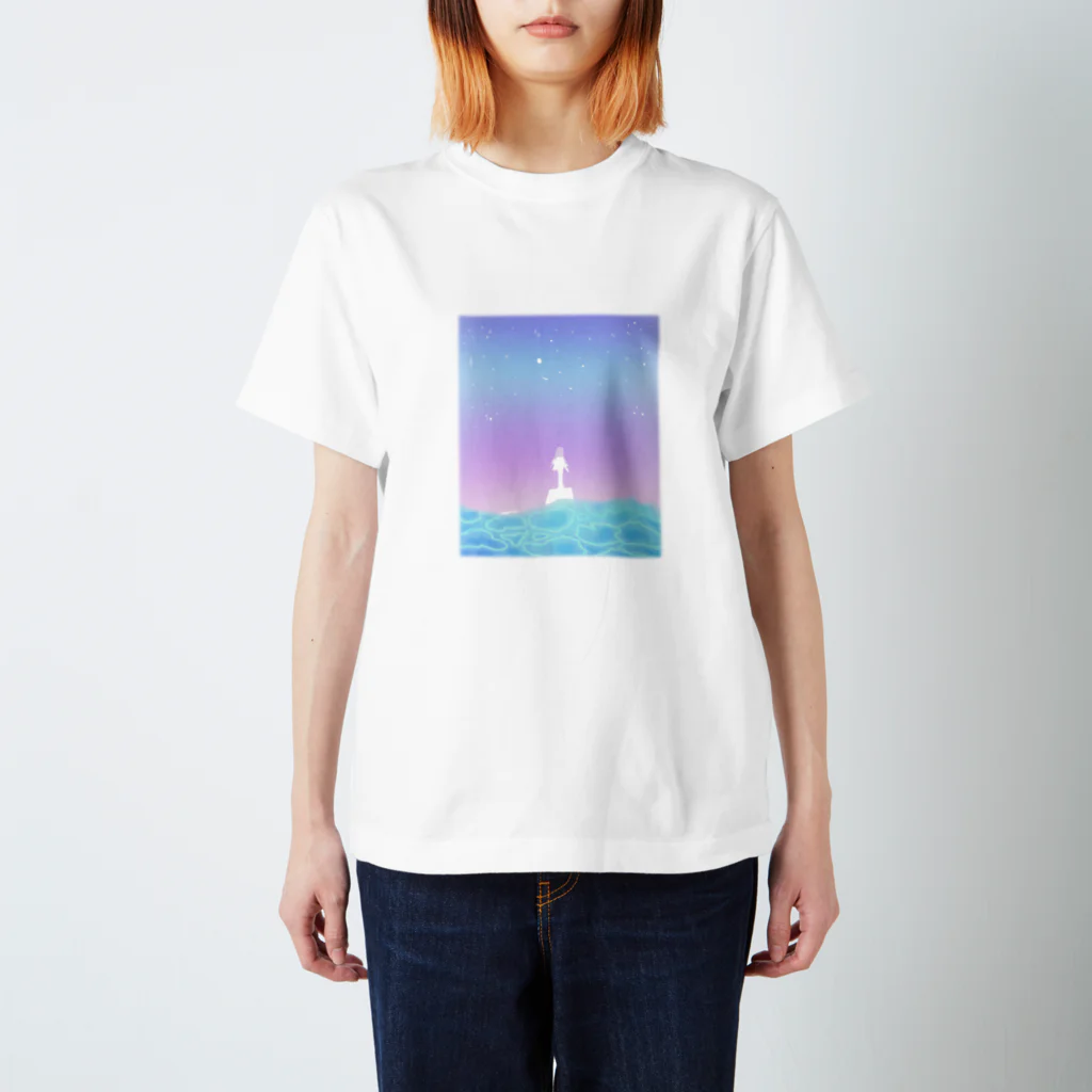 さんどのゆめかわ海の少女 Regular Fit T-Shirt