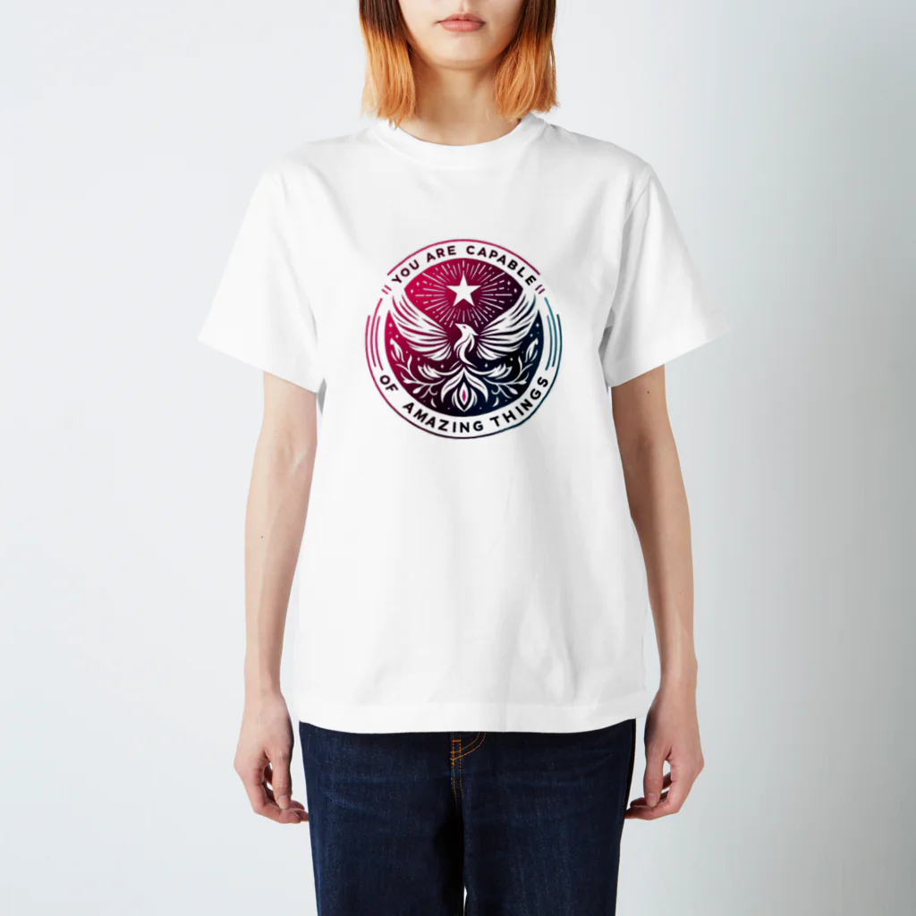 Positive feelingsのYou are capable of amazing things スタンダードTシャツ