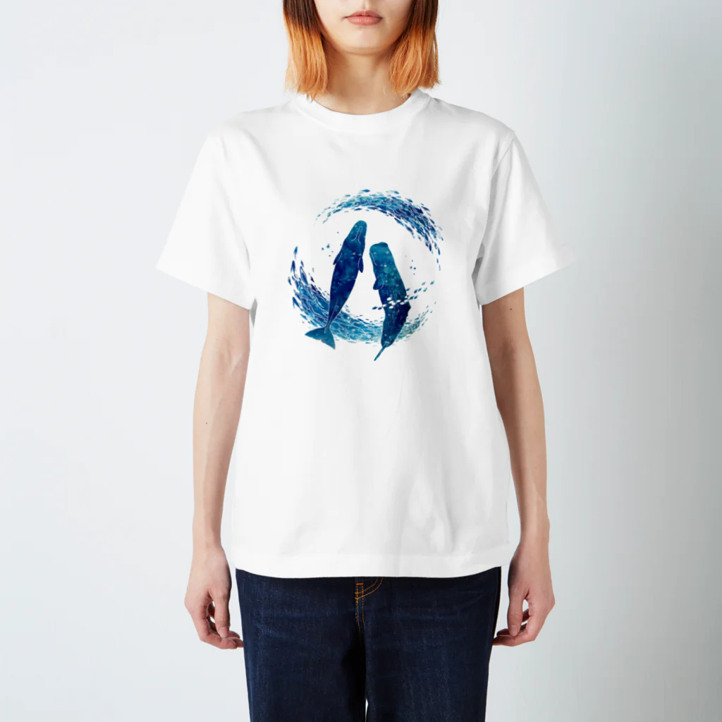 ラシマ工房の「Blue Pillars」 Regular Fit T-Shirt