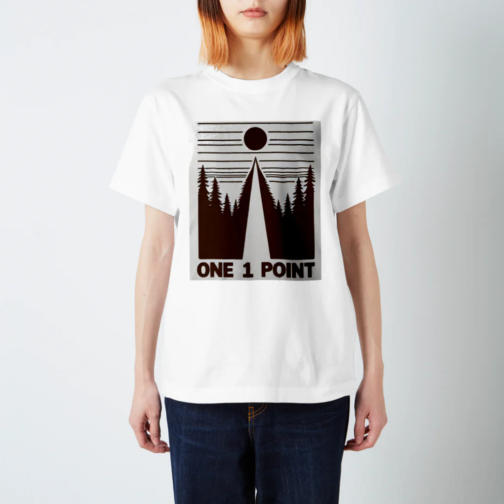 aira_s0129のワンポイント Regular Fit T-Shirt