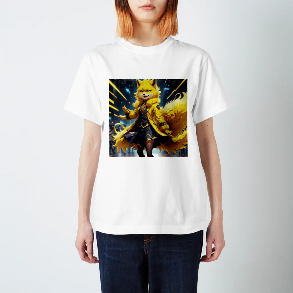RM88の女性猫 スタンダードTシャツ