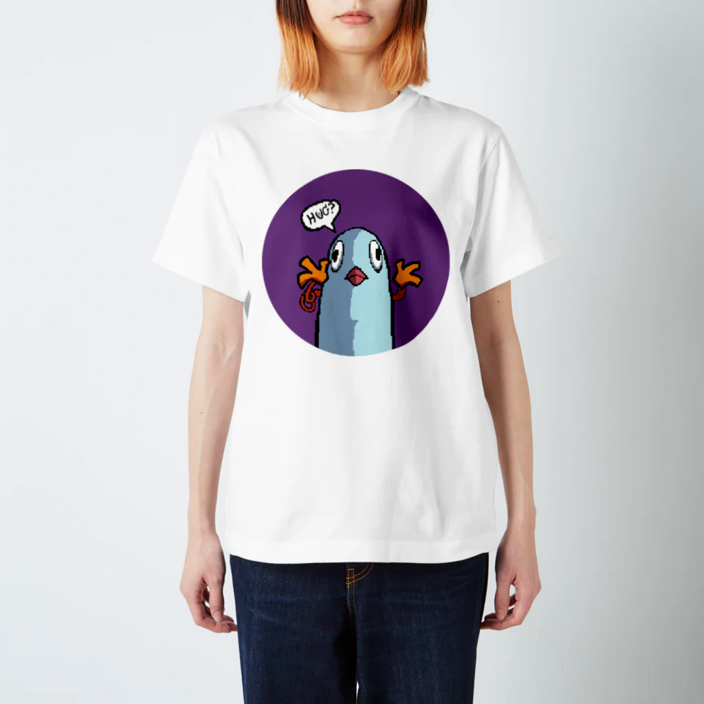 EXPigeonのHug Bird with love スタンダードTシャツ