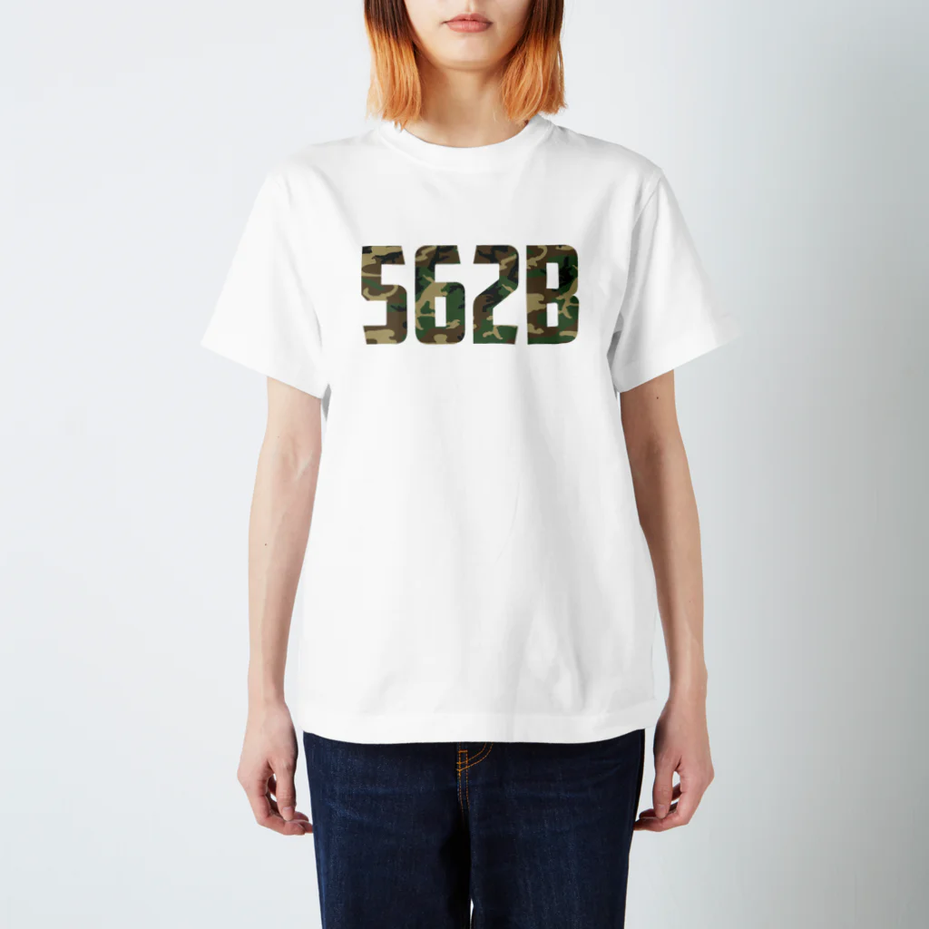 ゴルフバカイラストレーター野村タケオのNOM SHOPの562B　カモフラ柄 スタンダードTシャツ