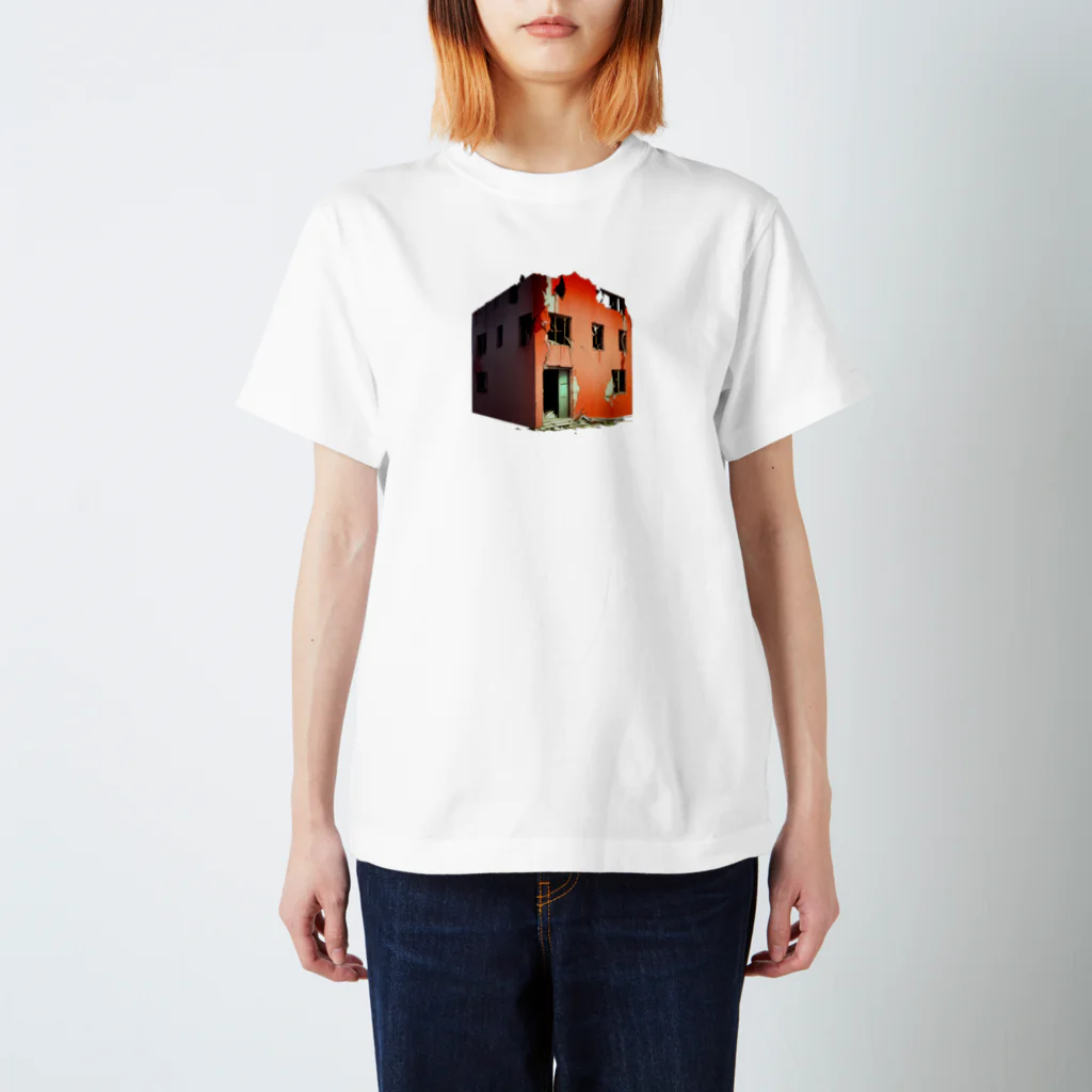 Buildingsの廃墟 11 スタンダードTシャツ