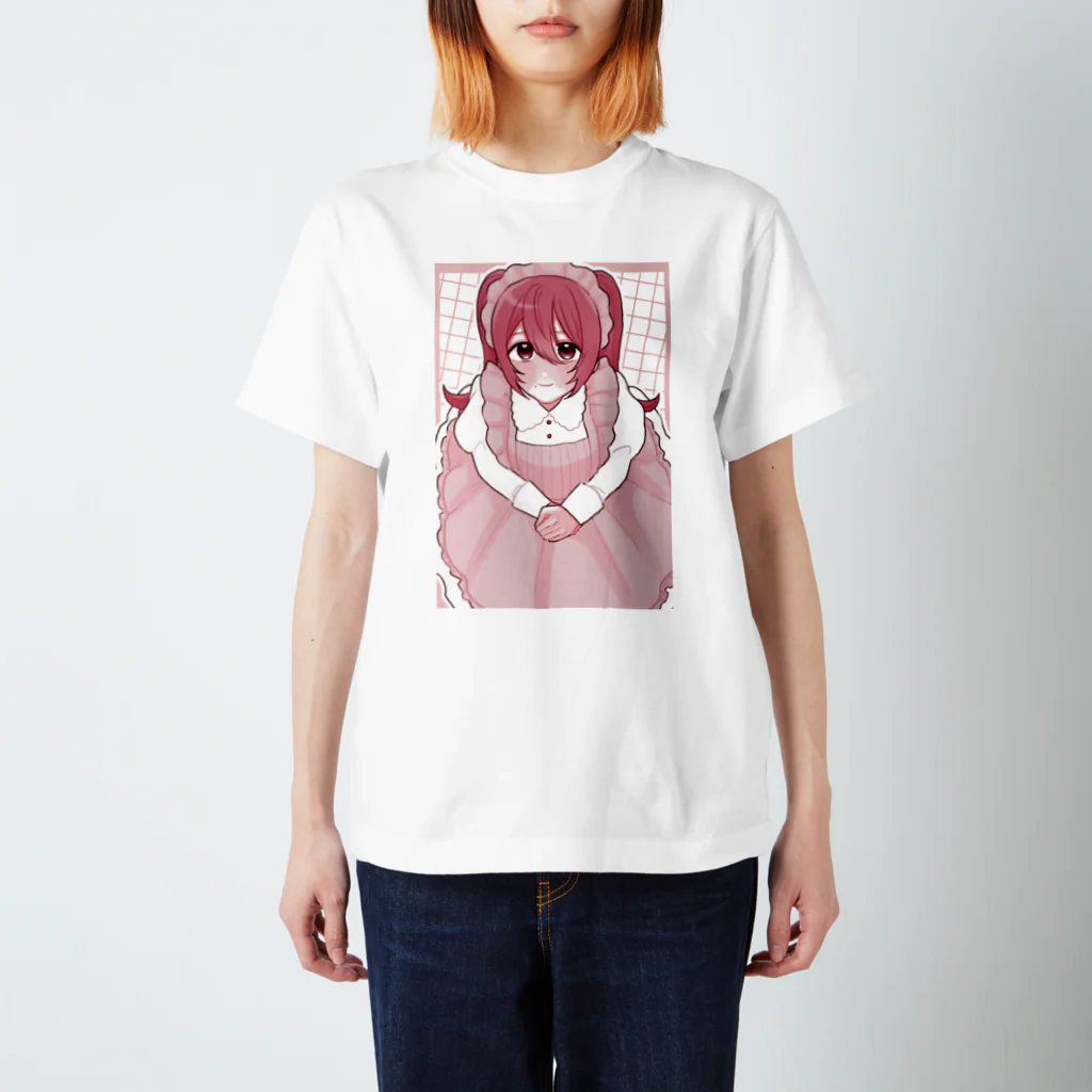 わがままフリルのピンク♡メイドちゃん Regular Fit T-Shirt