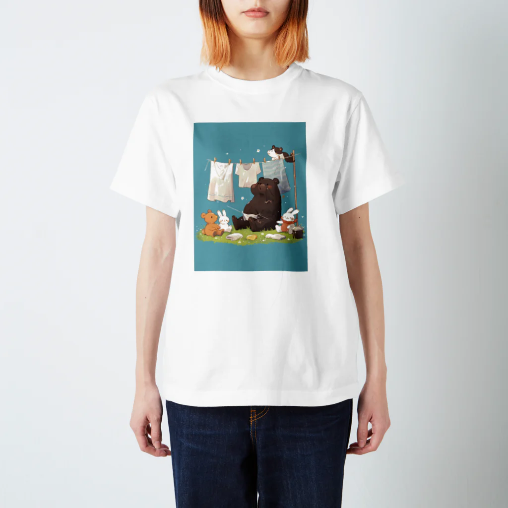 AQUAMETAVERSEの洗濯日和　なでしこ1478 Regular Fit T-Shirt