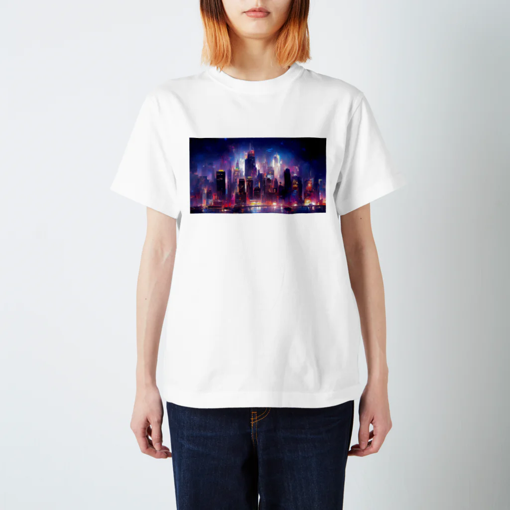 ryuhyuhoのnightless castle スタンダードTシャツ