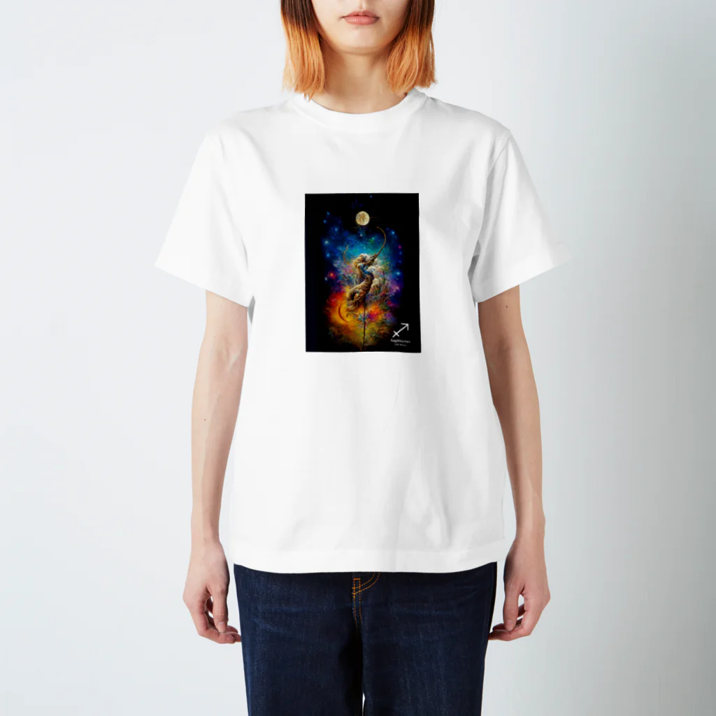 フォアネイル開運ショップの射手座（Sagittarius） スタンダードTシャツ