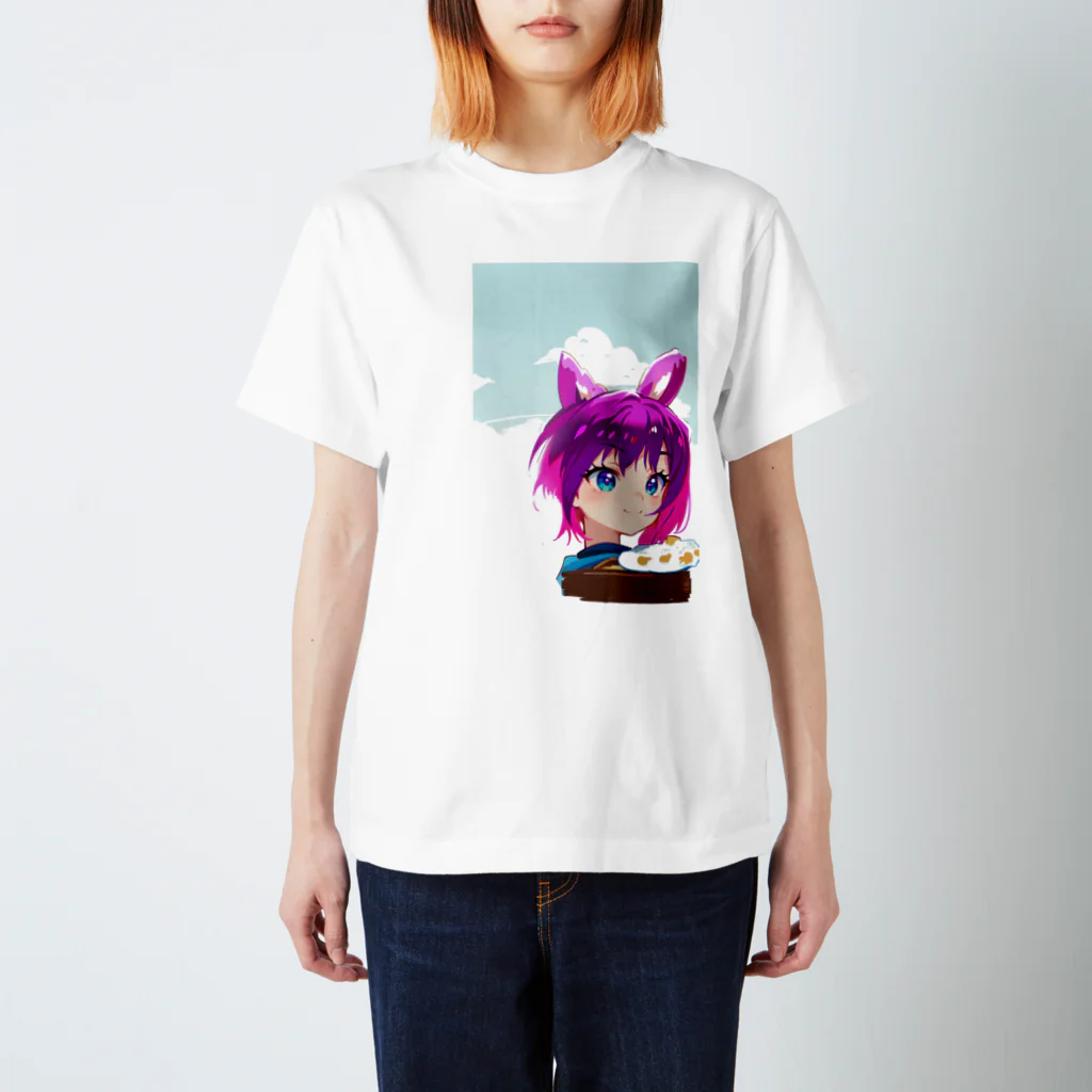 ioringoの店の猫耳っ娘 Regular Fit T-Shirt