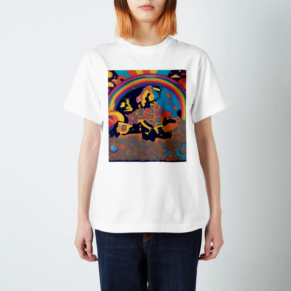 Unique ExistenceのEurope Regular Fit T-Shirt