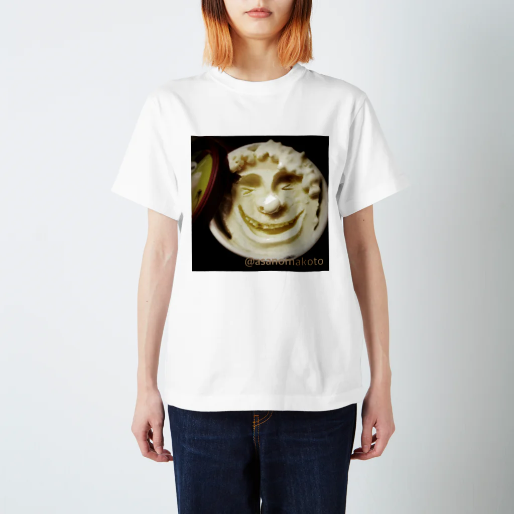 @ASANOMAKOTOのbanana & milk / Smile Regular Fit T-Shirt