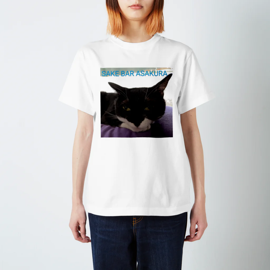 ねこのミリちゃんのものうげミリちゃん スタンダードTシャツ