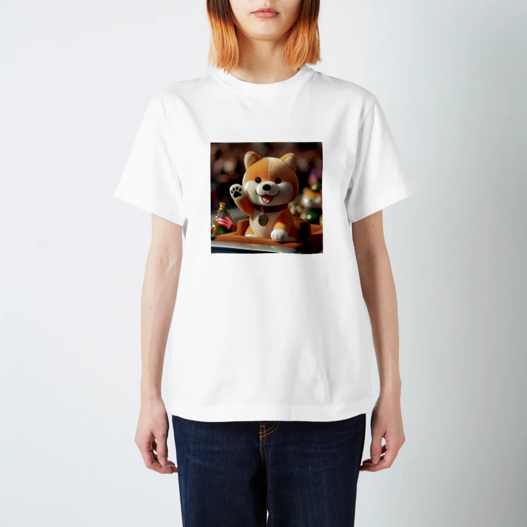 dcgnori／ワンコ画像の凱旋パレードメダリスト柴犬 Regular Fit T-Shirt